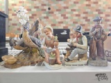 (4) Ceramic Figures