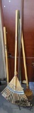 (2) Rakes, (2) Fruit Pickers and Stick