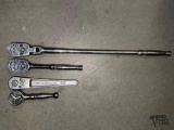 4 Snap-On Socket Wrenches