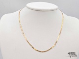 14K Gold Herringbone Chain, 2.96g