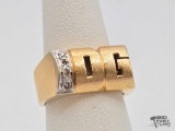14K Gold Diamond Accent 