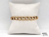 14K Gold Link Chain Bracelet, 7.52g