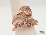 (2) 10K Rose Gold Rings, 4.87g