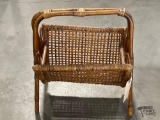 Wicker Magazine Rack