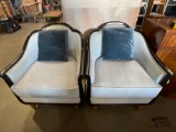 (2) Lounge Chairs & (2) Accent Pillows
