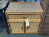 Wicker Nightstand