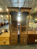 (2) Display Cabinets