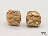 (2) Gold Tooth Crowns, 6.22g