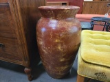 Ceramic Red Vase