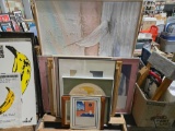(10) Framed Photos & Art