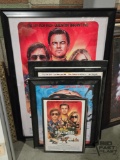 (7) Framed Posters