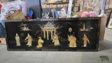Chinese Courtyard Carved Soapstone Wall Art