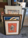(7) Framed Wall Arts