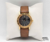 AUTHENTICATED!!! Bvlgari Quartz Watch with Leather Band
