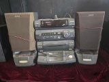 Sony LBT-D390 5 CD Changer with Speakers