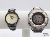 (2) Mens Wrist Watches