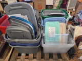 24 Plastic Totes with Lids