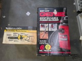 McCulloch Electamac-E Chainsaw and New! Genie 6 Gal Wet/Dry Shop Vacuum