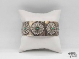 Costume Jewelry Flower Cuff