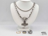 Costume Jewelry Necklaces, Rings and Earring