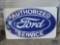 Authorized Ford Service Porcelain Sign