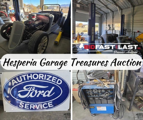 Hesperia Garage Treasures Auction 2024