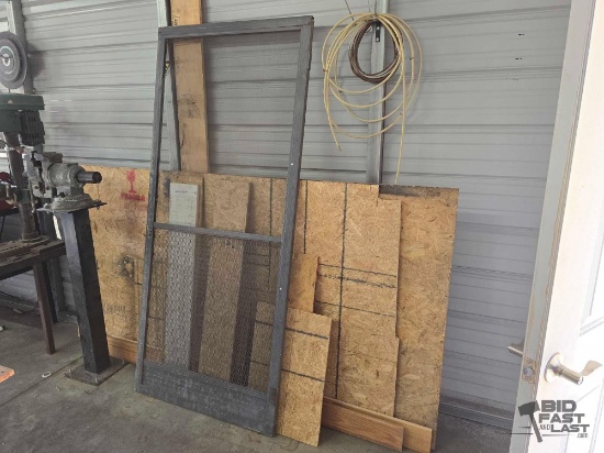 Scrap Wood, Screen Door, Water Lines