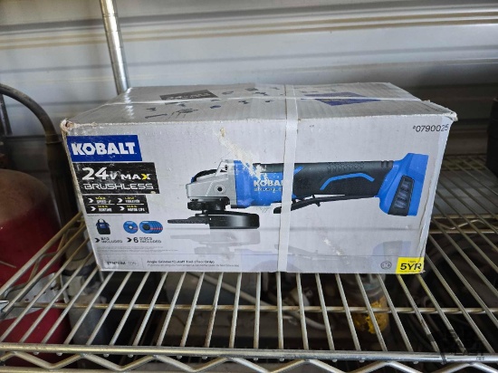 New! Kobalt 24V Max Brushless Angle Grinder/Cutoff Tool