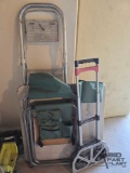 Step Ladder, Folding Chair, Table, Magna Cart Dolly