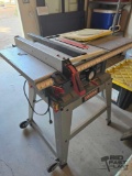 Craftsman Table Saw with 1 New Blade