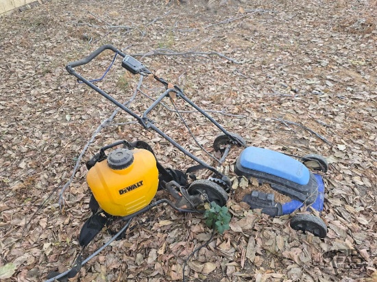 Kobalt Lawn Mower, DeWalt Backpack Sprayer and Heat Gun