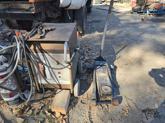 Sears Craftsman Arc Welder and Husky Floor Jack