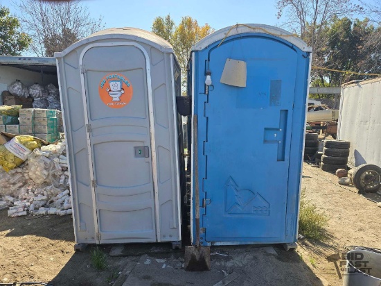 (2) Portable Bathrooms