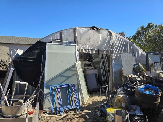 Hoop House with Miscellaneous Doors and Windows