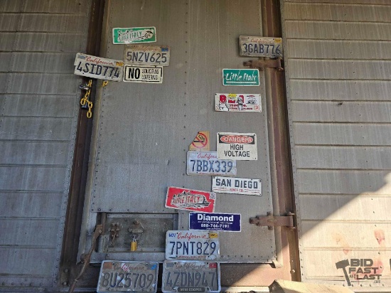 License Plates and Signs