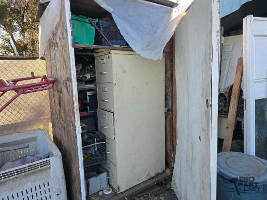 EverStart Jump Box, Scooter, Staple Gun, Folding Chair, Filing Cabinet