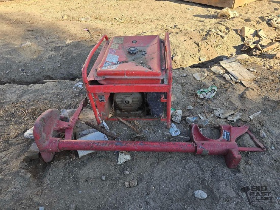 Honda 8.0 GX 240 Generator and Chicago Rivet Press
