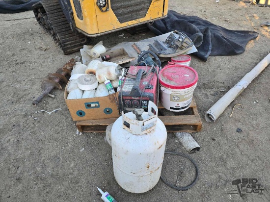 Lincoln Electric 140 Pro Mig Welder Propane Tank Drywall Tape