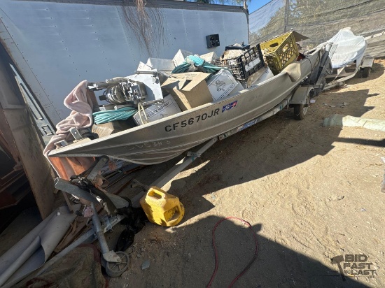 1988 Gregor Boat with Trailer