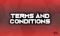 Terms and Conditions