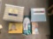(2) Bed Sheet Sets, Power Massage Hand Shower, Andis Vibrator, Braveheart VHS, Necklace