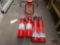 (4) Fire Extinguishers and (1) Winged Wheel No 500 Kerosene Lantern