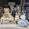 Precious Moments, Ceramic Mantel Clock and More
