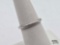 14K White Gold Band, 2.84g