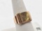 10K Gold Engraved Ring, 4.77g