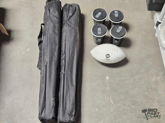 Foldable Chairs with Case, Foam Football & Napa Cups