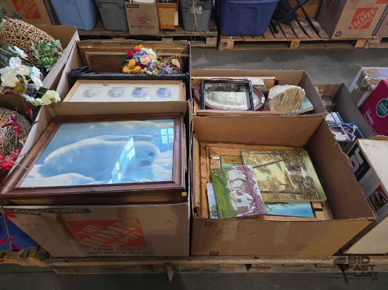 4 Boxes of Artwork