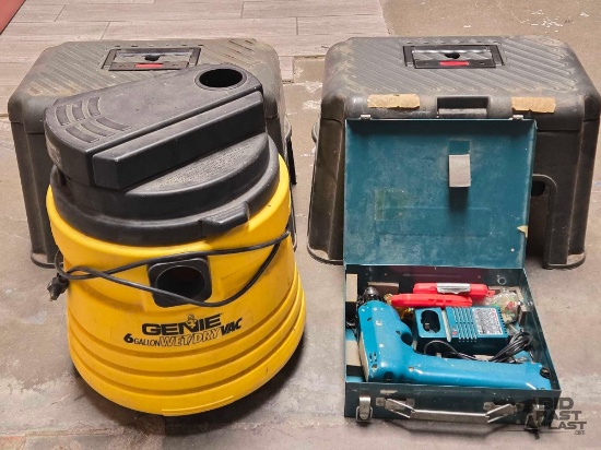 Makita Driver Drill, ShopVac & Step Stools