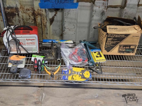 Battery Charger, Safety Scraper & More