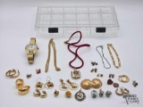Costume Jewelry with Case